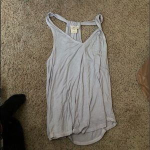 soft baby blue tank